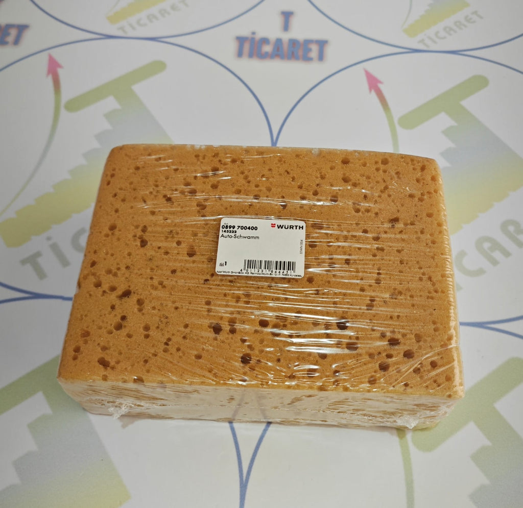 Würth Oto Yıkama Süngeri - 0899-700400 - BOYUT : 18X13X6 - 1 Adet