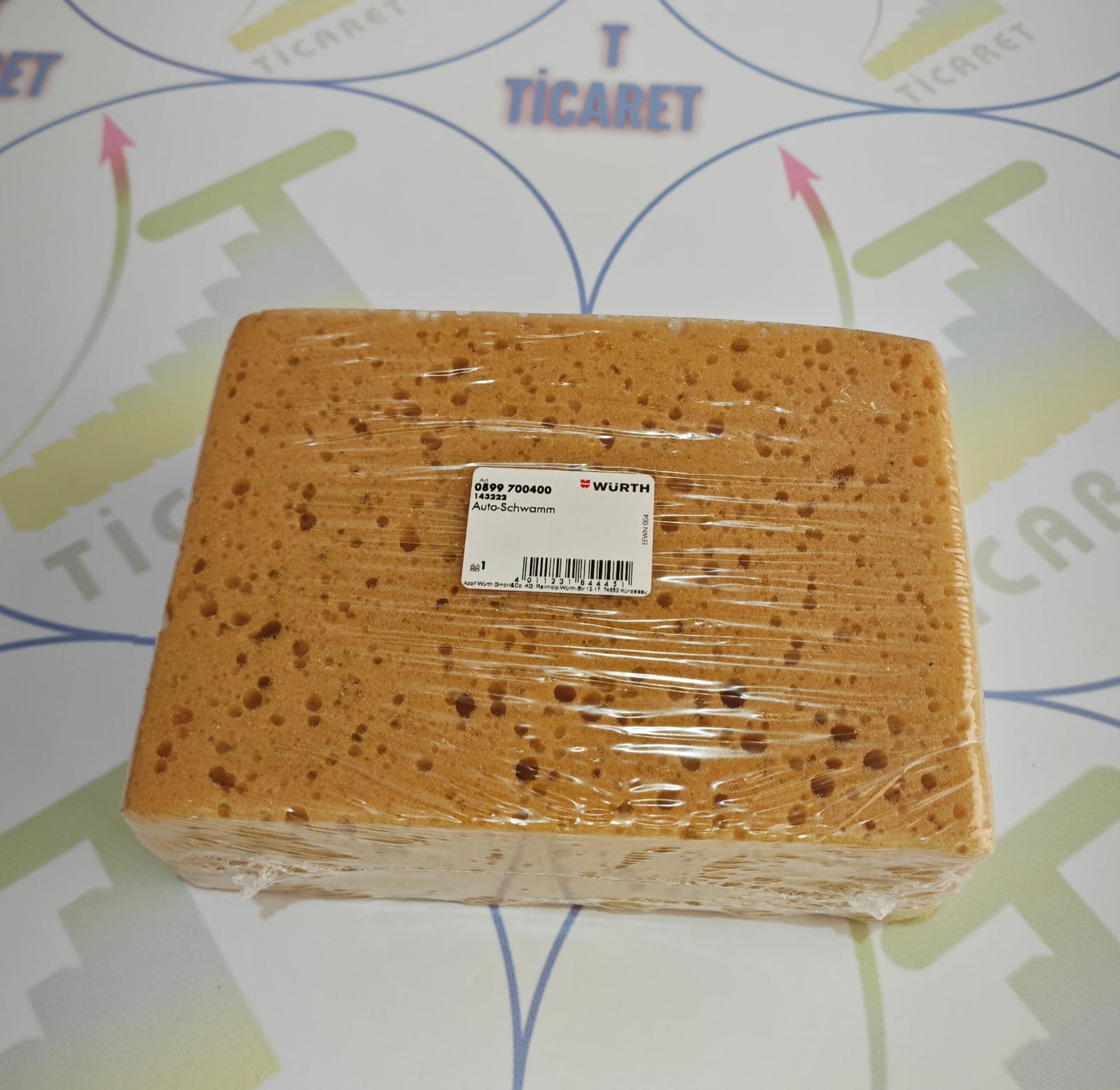 Würth Oto Yıkama Süngeri - 0899-700400 - BOYUT : 18X13X6 - 1 Adet