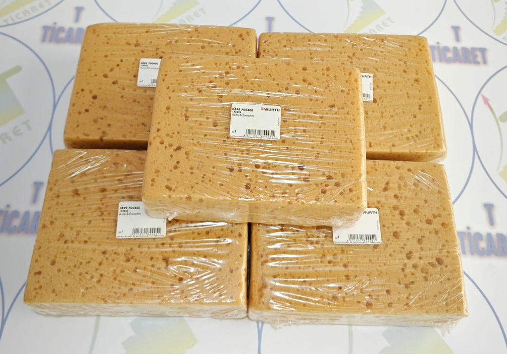 Würth Oto Yıkama Süngeri - 0899-700400 - BOYUT : 18X13X6 - 1 Adet