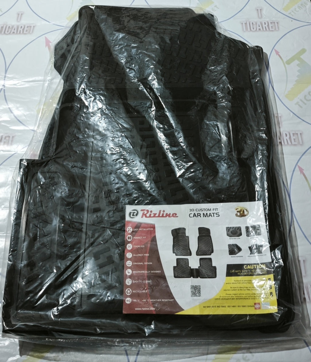 Rizline Honda Civic 2016-2021 3D Havuzlu Paspas - Takım