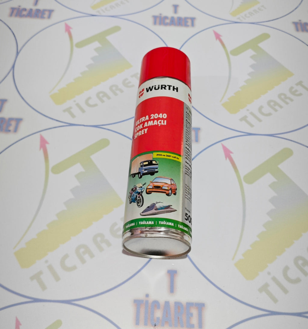 Würth Ultra 2040 Çok Amaçlı Yağlayıcı SPREY -  500ML
