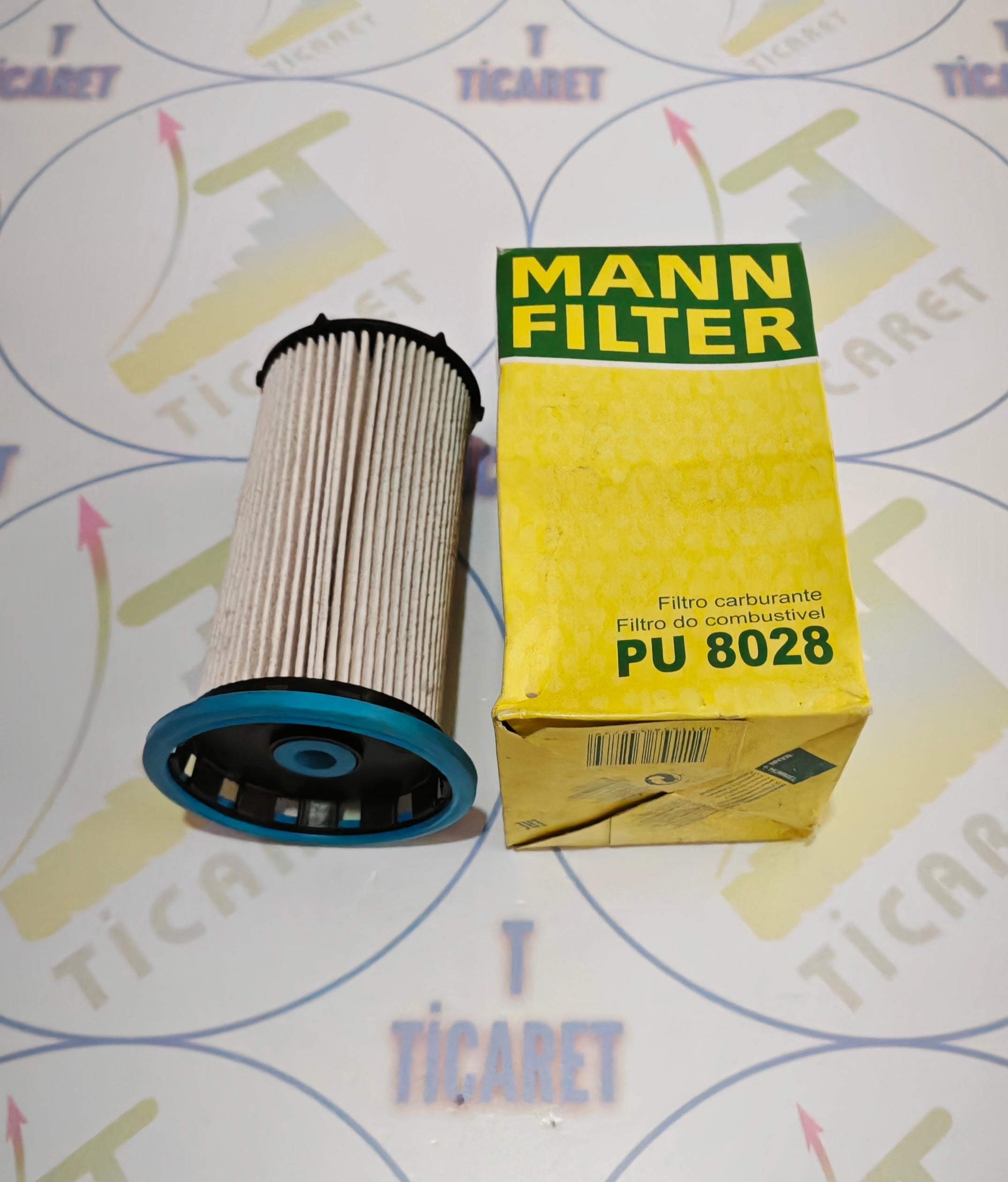 MANN AUDI A3, SEAT LEON, SKODA SUPERB, VOLKSWAGEN PASSAT YAKIT FİLTRESİ - PU8028