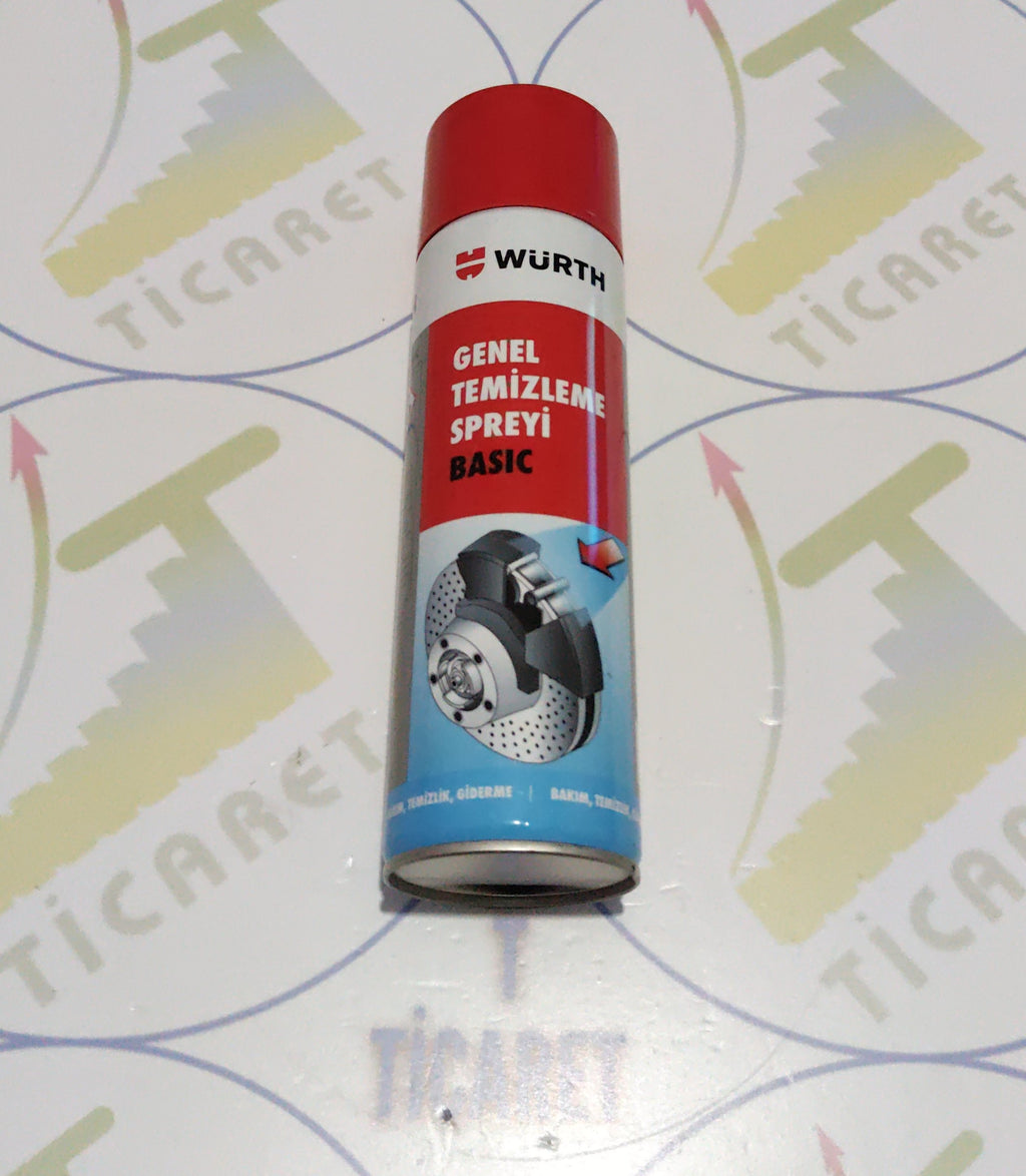 Würth Genel Temizleme Spreyi - Balata Spreyi - 0890108737 - 500 ML
