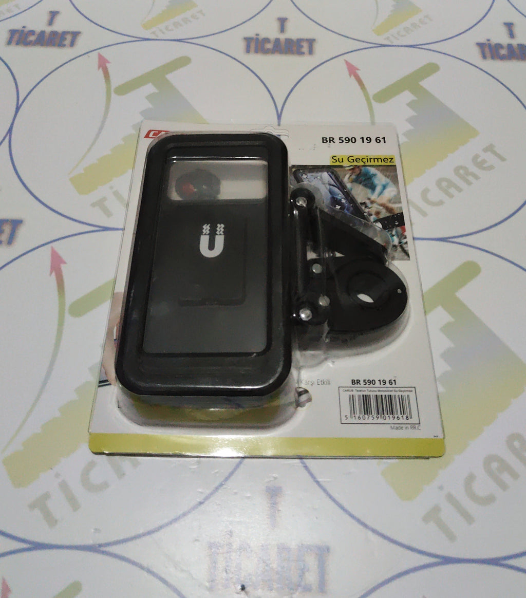 Motorsiklet Telefon Tutucu - Su Geçirmez - Güvenli Kilit Özellikli