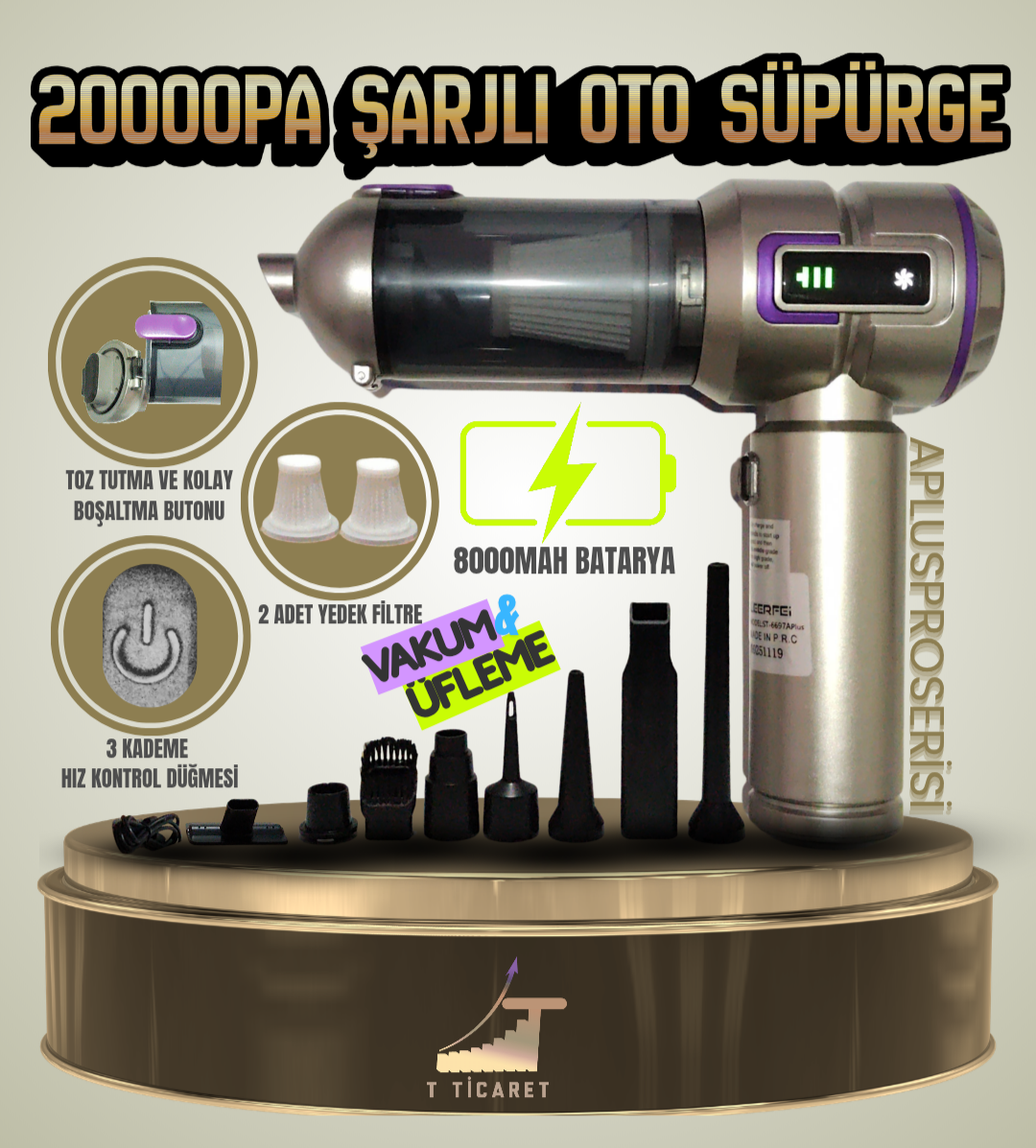 20000 PA ARAÇ SÜPÜRGESİ - SUITU