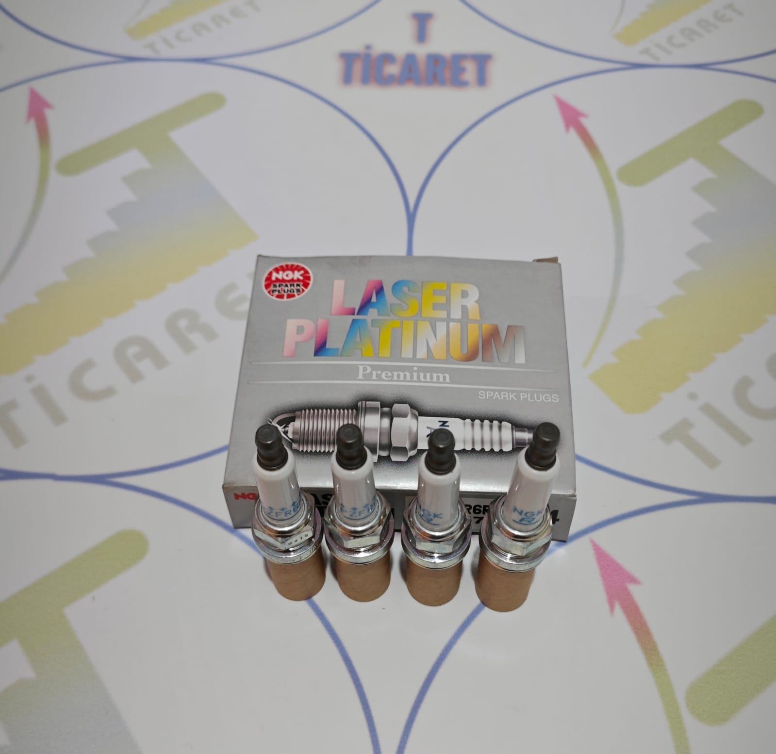 PZFR6R 5758 Seat Leon Ibıza , VW Golf V VI ,  1.4 TSI , 1.2 TSI Laser PLATINUM IRIDIUM Buji - 1 TAKIM - 4 ADET