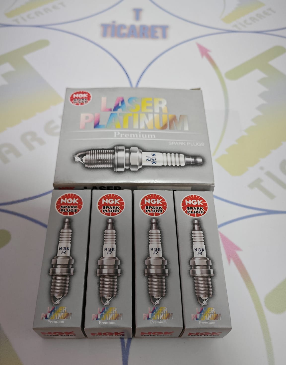 PZFR6R 5758 Seat Leon Ibıza , VW Golf V VI ,  1.4 TSI , 1.2 TSI Laser PLATINUM IRIDIUM Buji - 1 TAKIM - 4 ADET